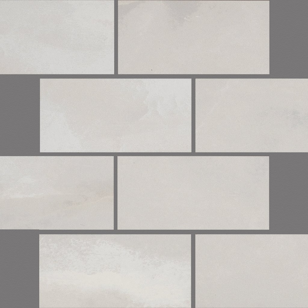 Shaw Floors Gemstone Brick Mosaic Matte 3x6 - White