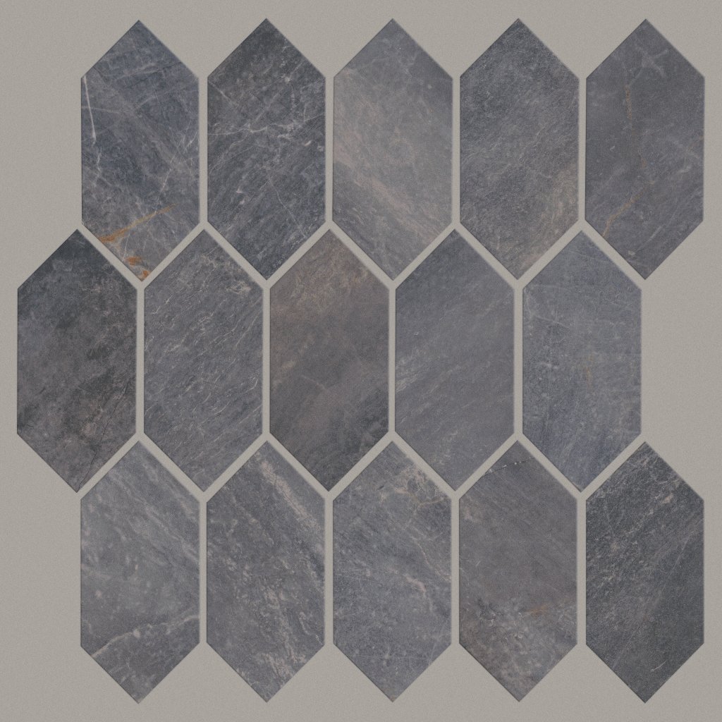 Shaw Floors TRACE PICKET MOSAIC POLISH - Gunmetal