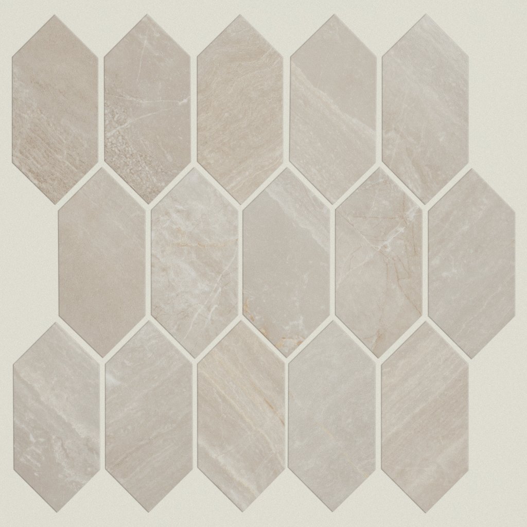 Shaw Floors TRACE PICKET MOSAIC POLISH - Cream