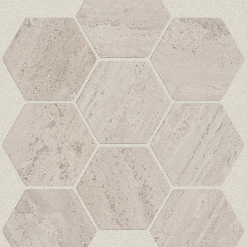 Shaw Floors NATURAL STRATA HEX VC - Ivory