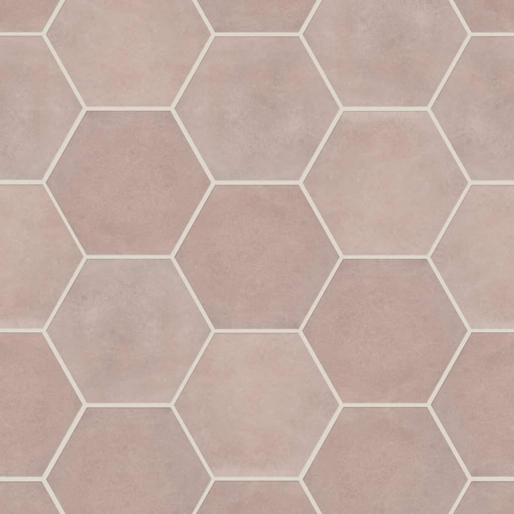 Shaw Floors Halftone Esagona Gloss - Pink Velvet