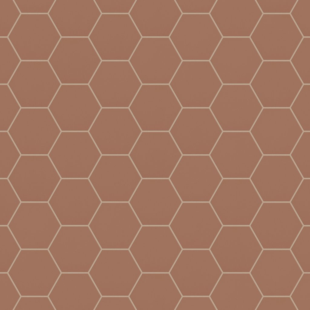 Shaw Floors TETRA 5X6 HEX - Terracotta