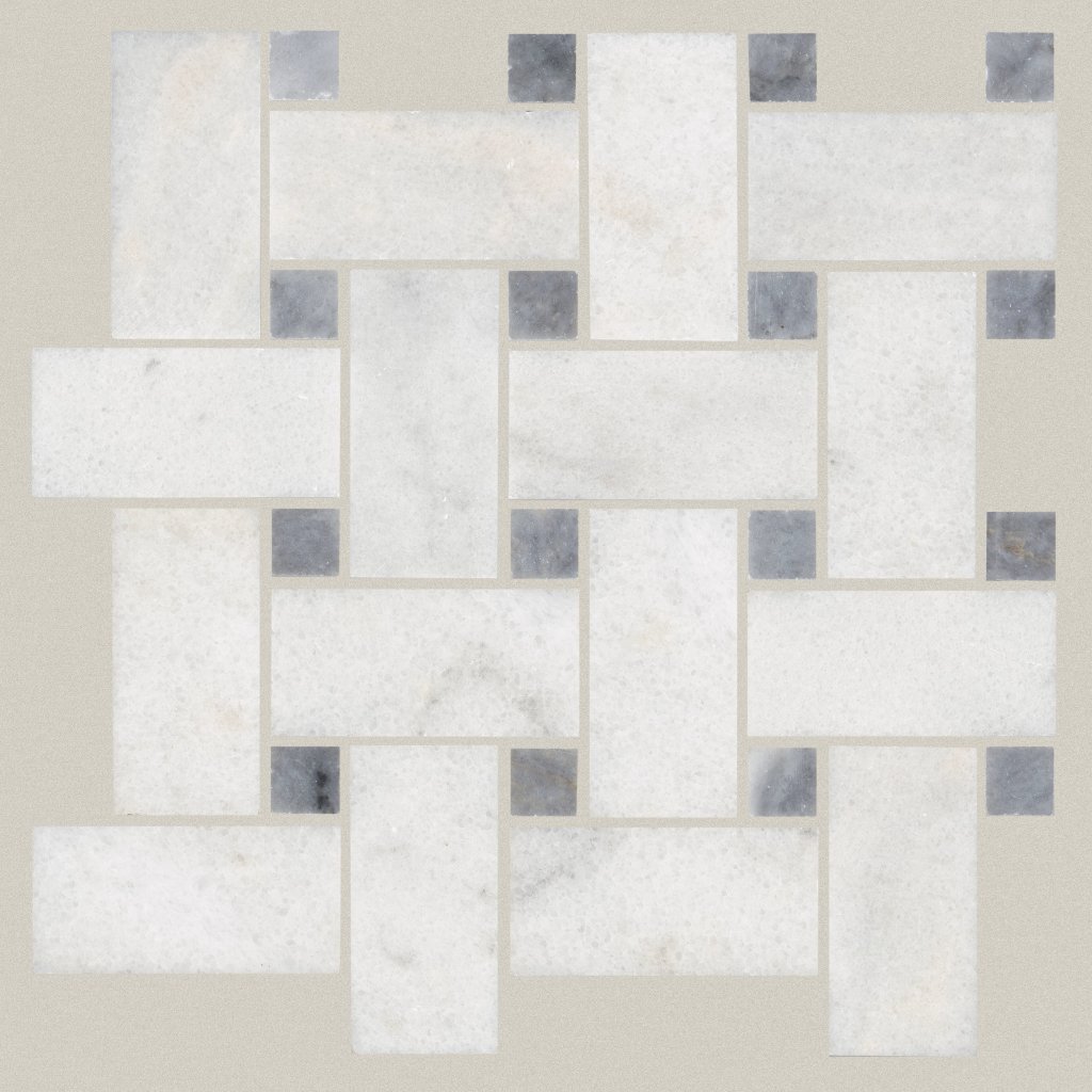 Shaw Floors Noble Pursuit Big Basketweave - Crystal Grey