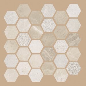 BOCA HEXAGON TEXTURED MOSAIC