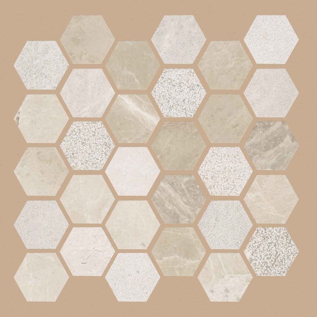 Shaw Floors BOCA HEXAGON TEXTURED MOSAIC - Coastal