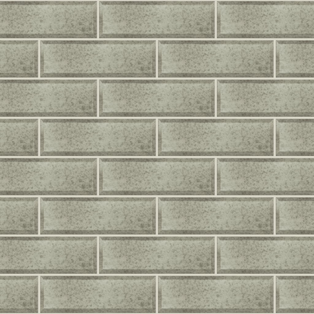 Shaw Floors VULCAN 3X9 BEVELED MIRROR TILE - Antique Silver