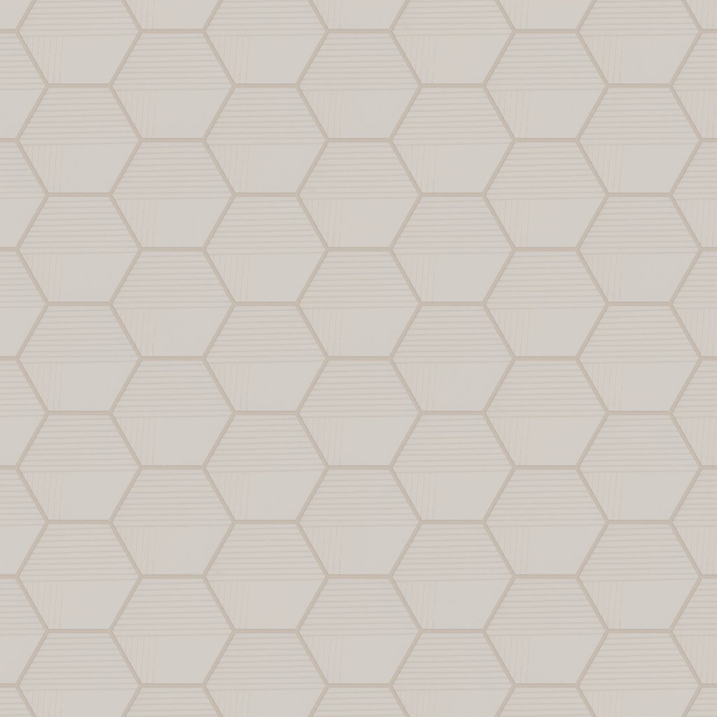 Shaw Floors TETRA Designer Hex1 - Linen