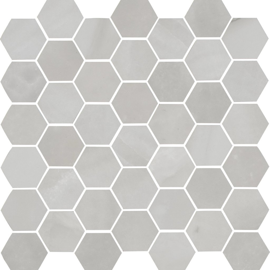 Shaw Floors Prime Aura Hex Mosaic Polished - Onyx Crystallo