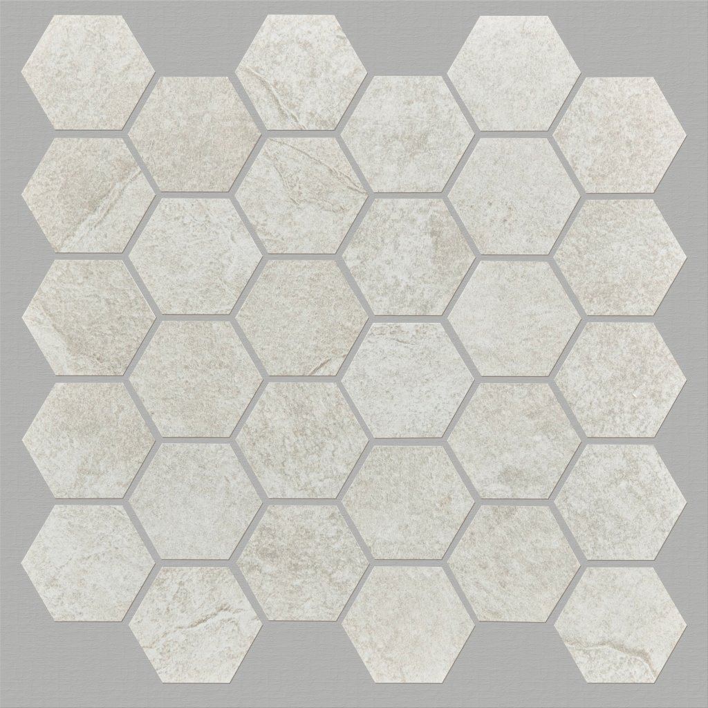 Shaw Floors CROWN HEX MOSAIC - White