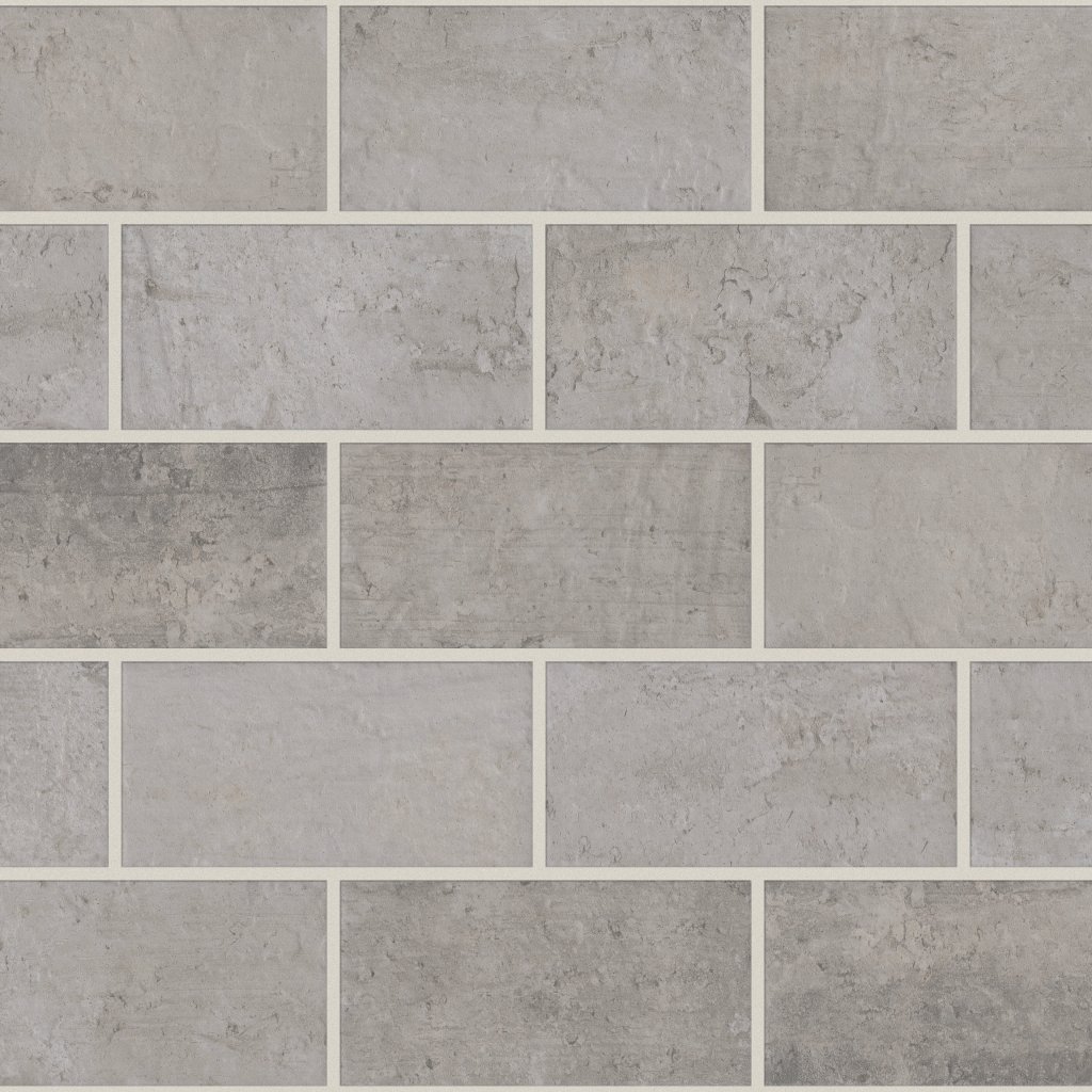Shaw Floors CITY LIGHTS 4X8 MATTE BRICK - Highrise Grey