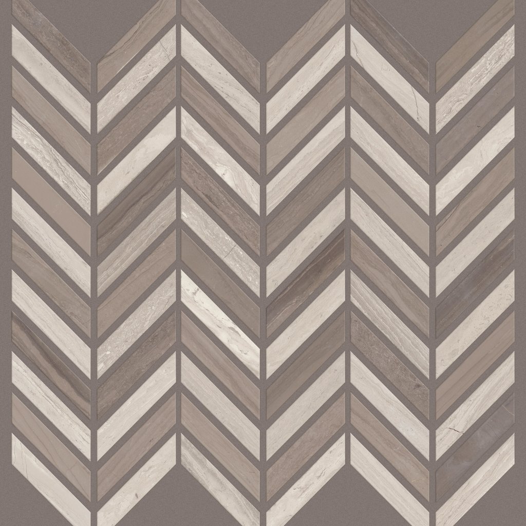 Shaw Floors PEARL CHEVRON MOSAIC - Rockwood/Urban