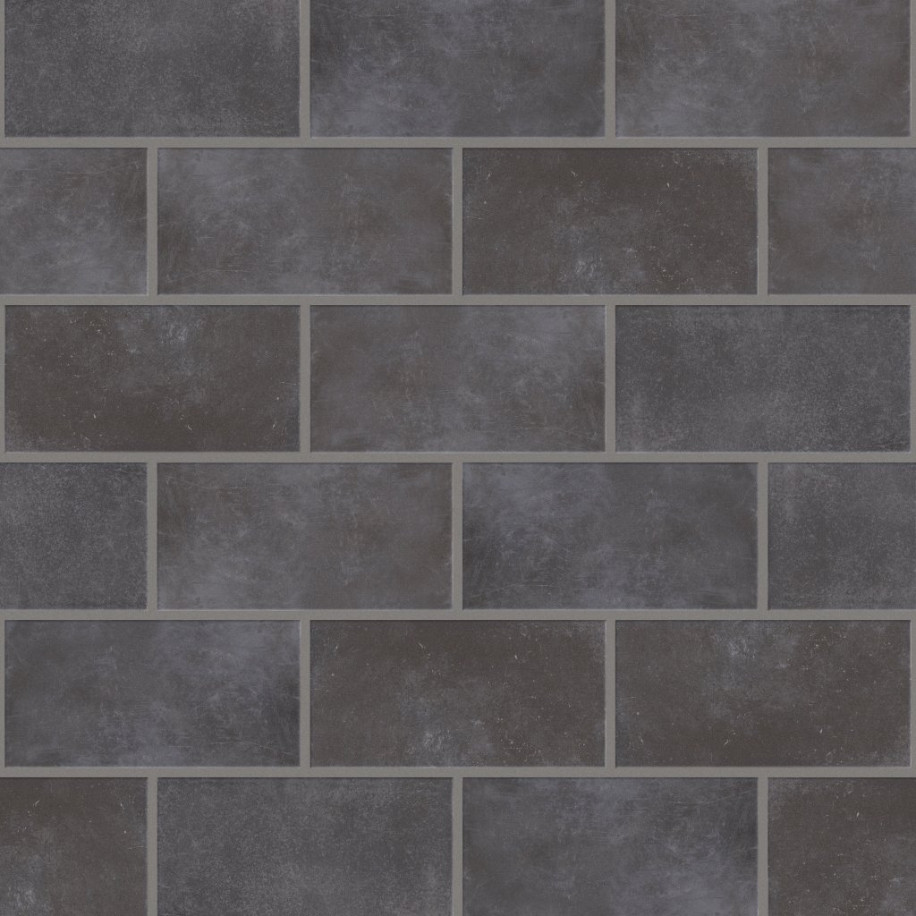 Shaw Floors Halftone 4x8 Gloss - Black Storm