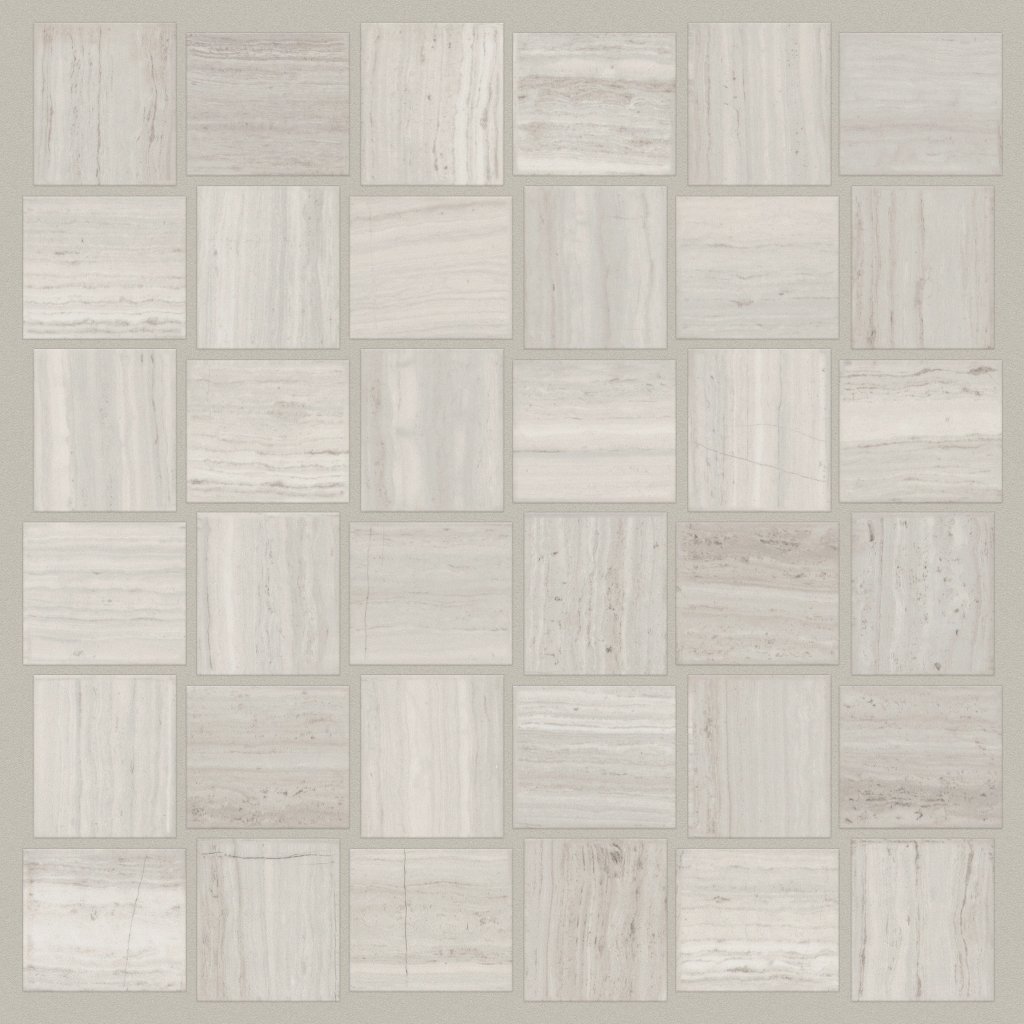 Shaw Floors VISION BASKETWEAVE MOSAIC MATTE - Ash