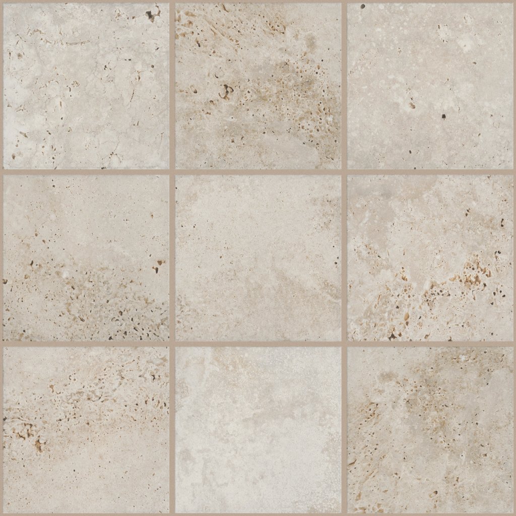 Shaw Floors Basanite Legacy 8x8 Slip-Resistant - Ivory