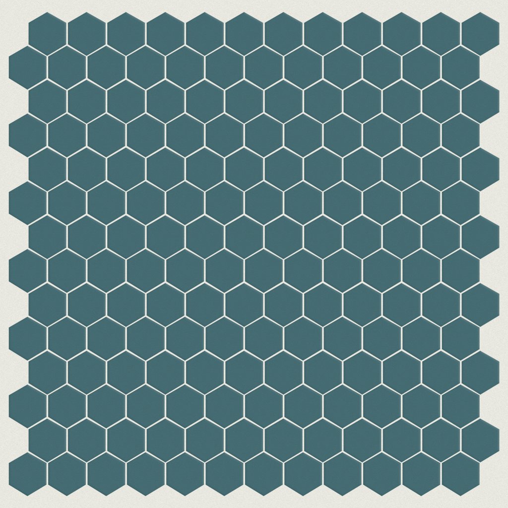 Shaw Floors TECHNICOLOR DREAMS HEX MOS - Peacock Blue