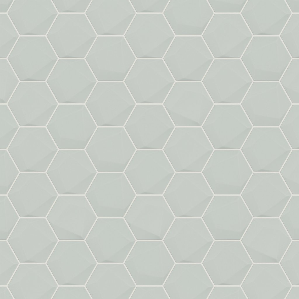 Shaw Floors TETRA 3D HEX - Sage