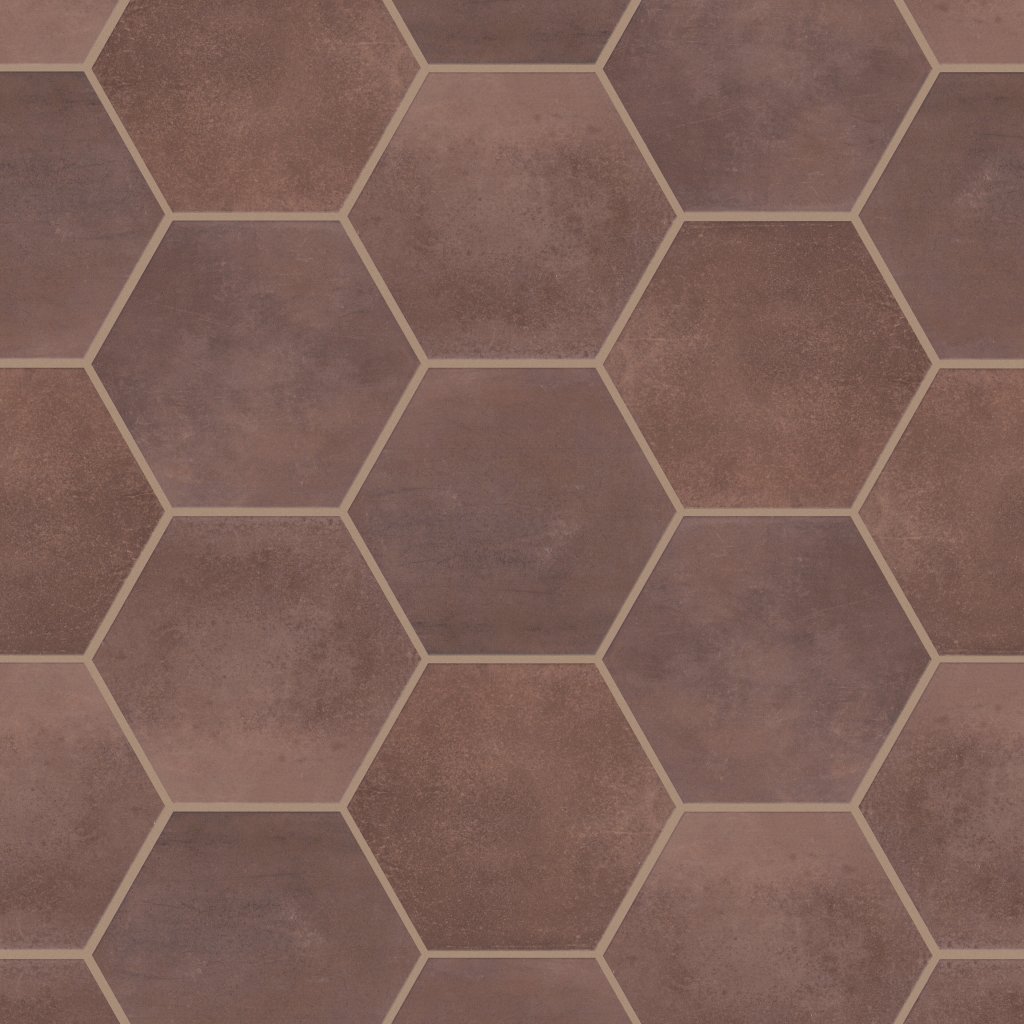 Shaw Floors Halftone Esagona Gloss - Jewel