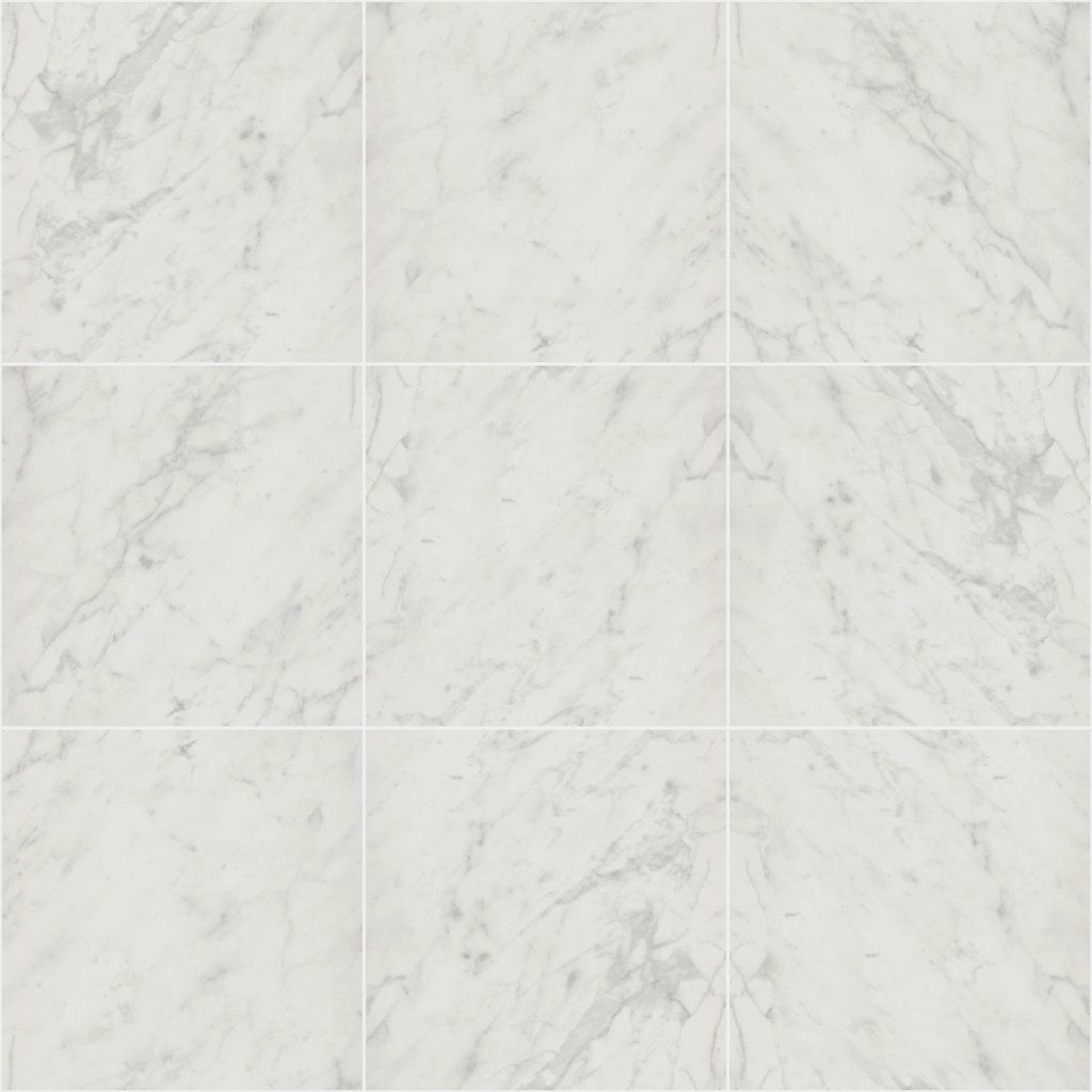 Shaw Floors Prime Aura 24x24 Matte - Carrara Abisso