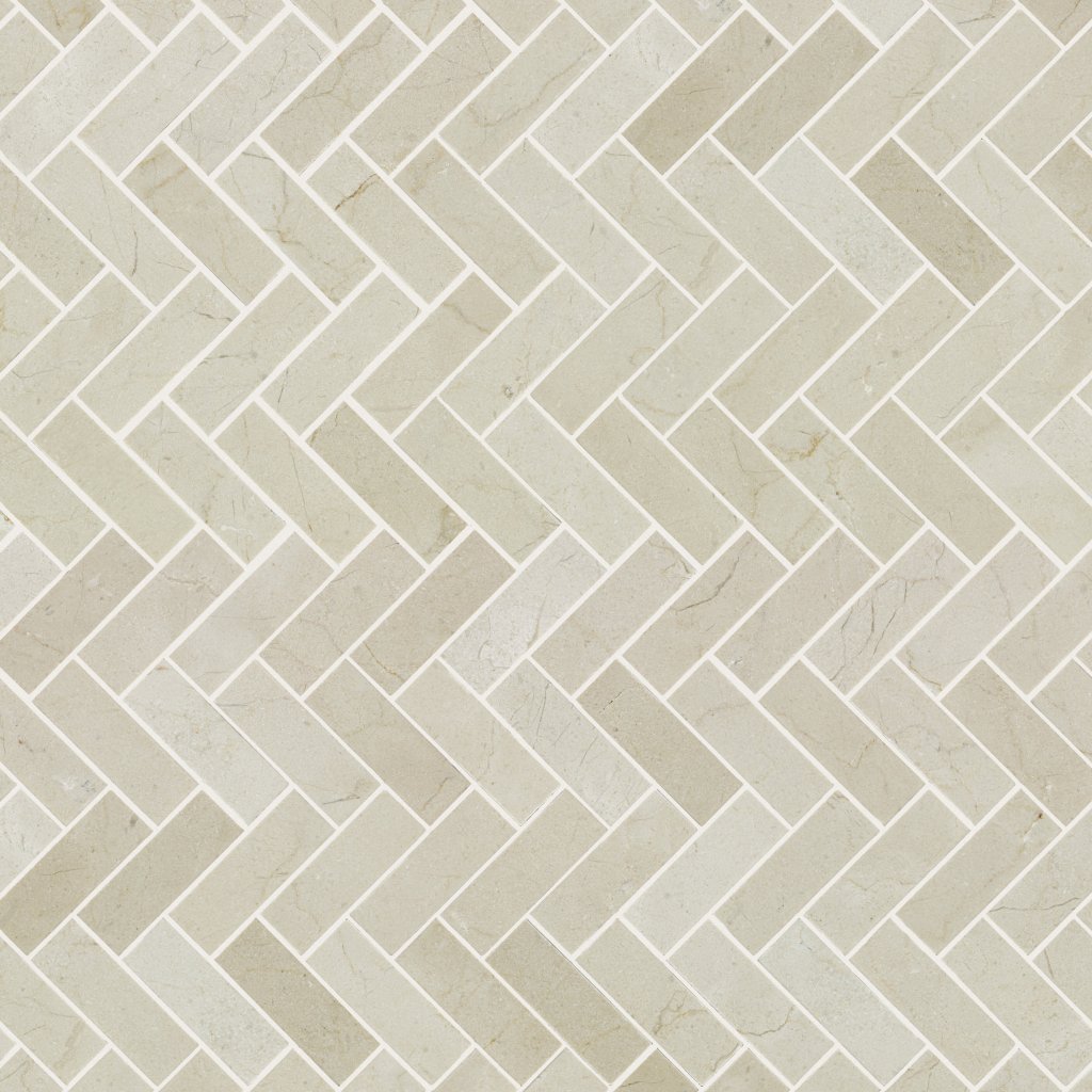 Shaw Floors PEARL HERRINGBONE MOSAIC - Crema Marfil