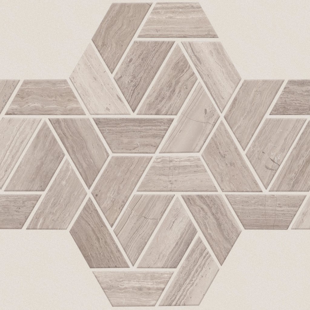 Shaw Floors CHATEAU DOUBLE HEXAGON MOSAIC - Rockwood