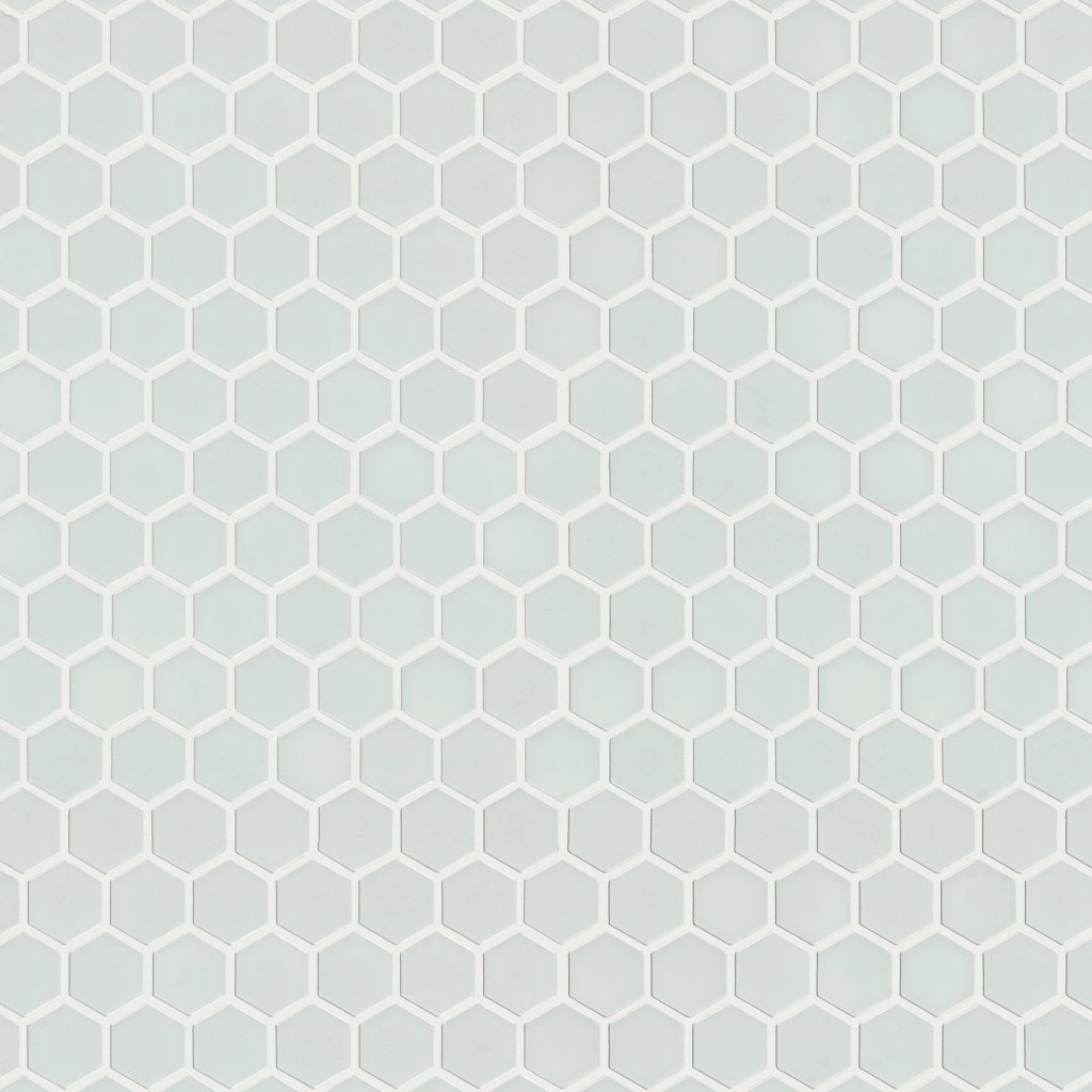 Shaw Floors BAKER BLVD 2" HEX MATTE MOSAIC - White