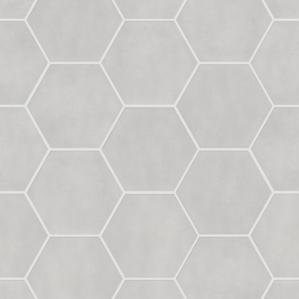 Shaw Floors Halftone Esagona Gloss - Cloud White