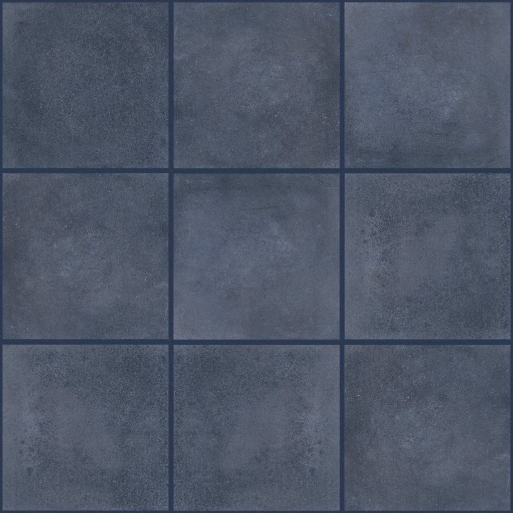 Shaw Floors Halftone 8x8 Gloss - Navy Sea