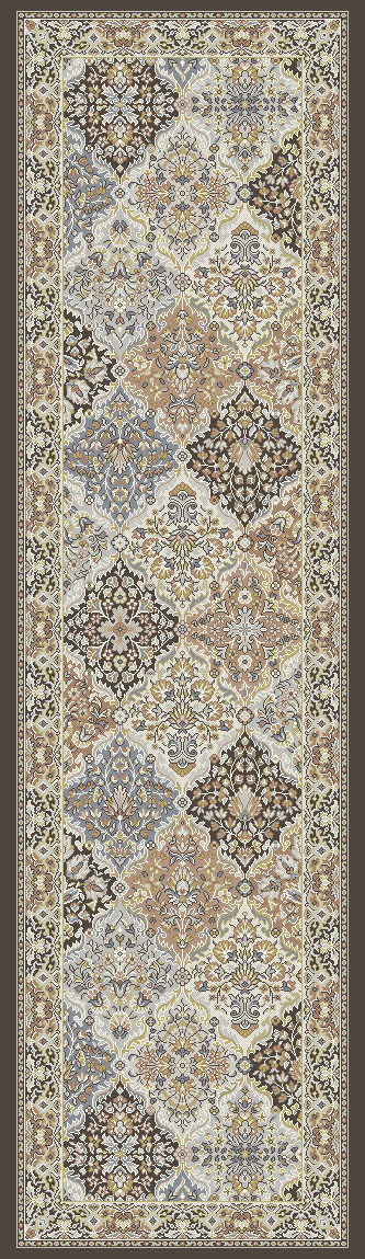 Dynamic Rugs Ancient Garden 57008 - Brown/Blue