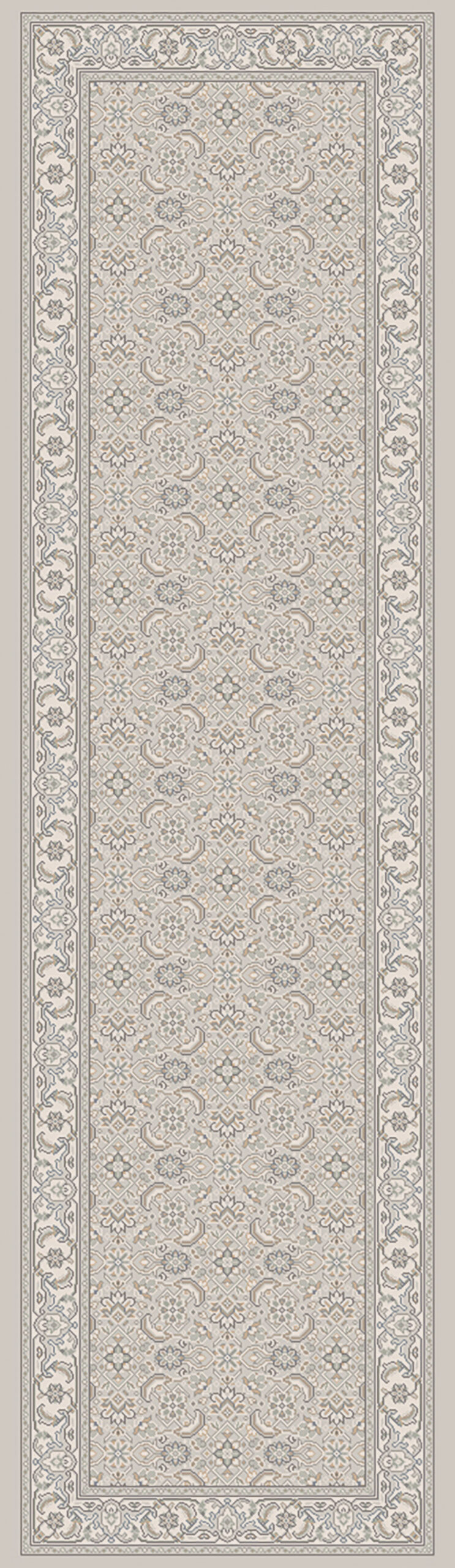 Dynamic Rugs Ancient Garden 57011 - Soft Gray/Cream