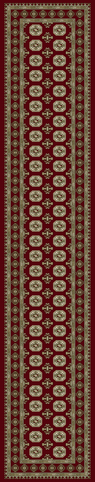 Dynamic Rugs Ancient Garden 57102 - Red/Beige