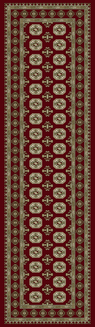 Dynamic Rugs Ancient Garden 57102 - Red/Beige