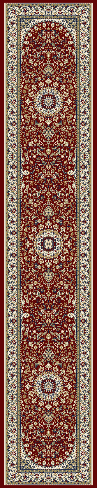 Dynamic Rugs Ancient Garden 57119 - Red/Ivory