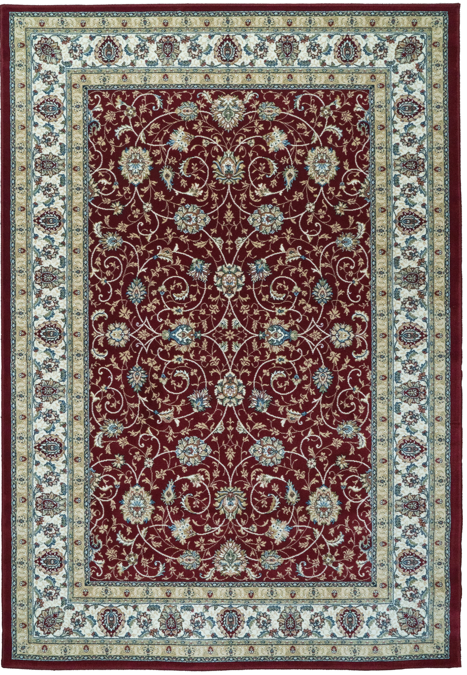 Dynamic Rugs Ancient Garden 57120 - Red/Ivory