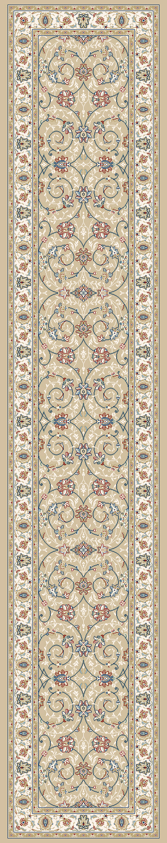 Dynamic Rugs Ancient Garden 57120 - Light Gold/Ivory