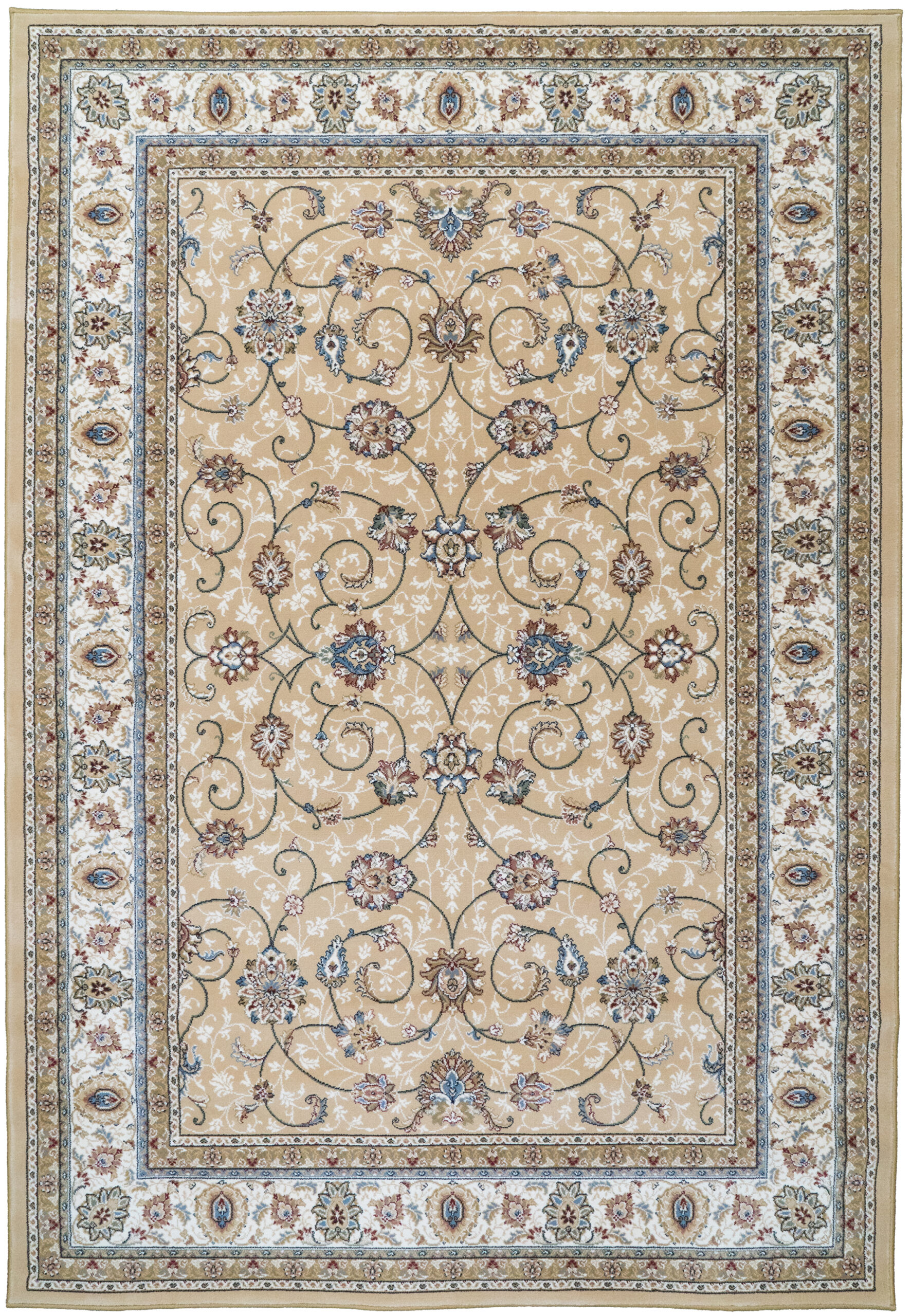 Dynamic Rugs Ancient Garden 57120 - Light Gold/Ivory