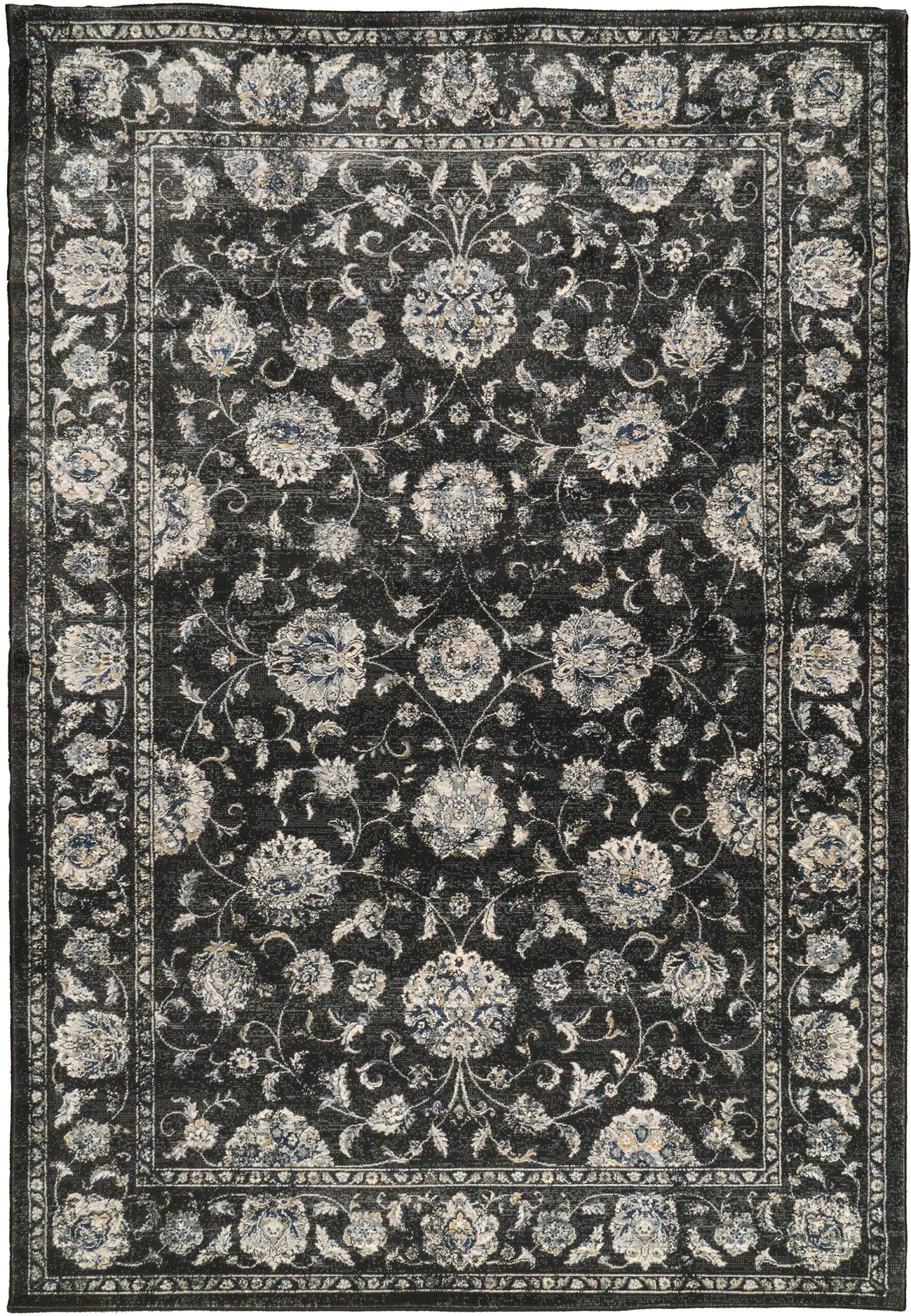 Dynamic Rugs Ancient Garden 57126 - Charcoal/Silver