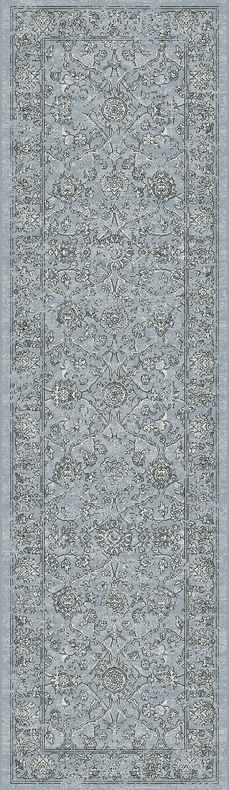 Dynamic Rugs Ancient Garden 57136 - Steel Blue/Cream
