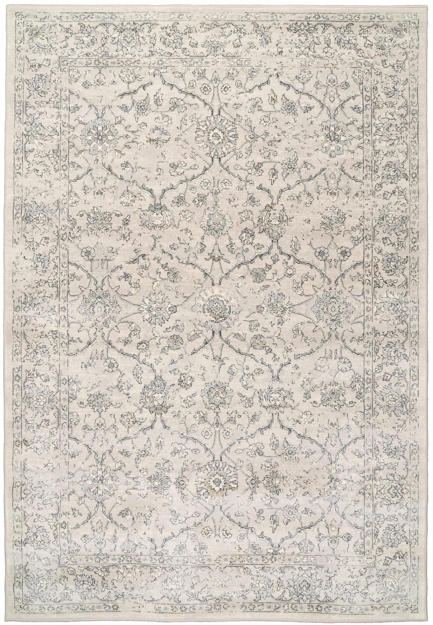 Dynamic Rugs Ancient Garden 57136 - Silver/Gray