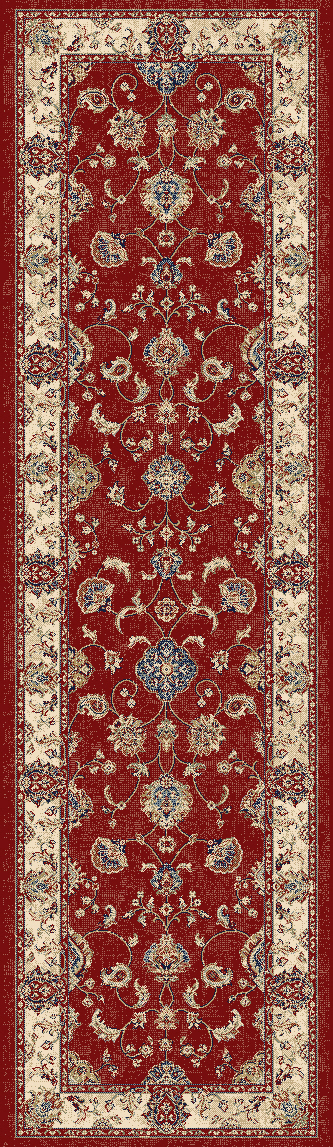 Dynamic Rugs Ancient Garden 57158 - Red/Ivory