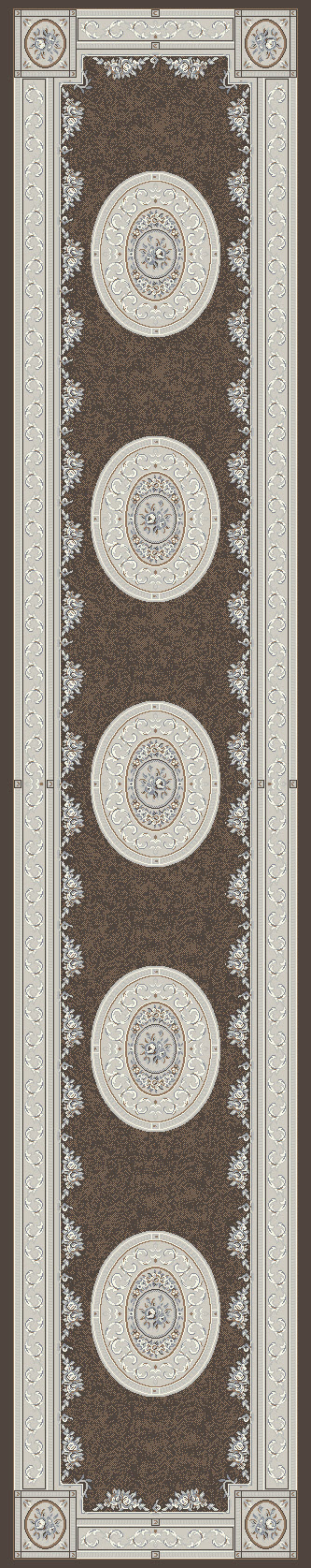Dynamic Rugs Ancient Garden 57226 - Brown/Cream