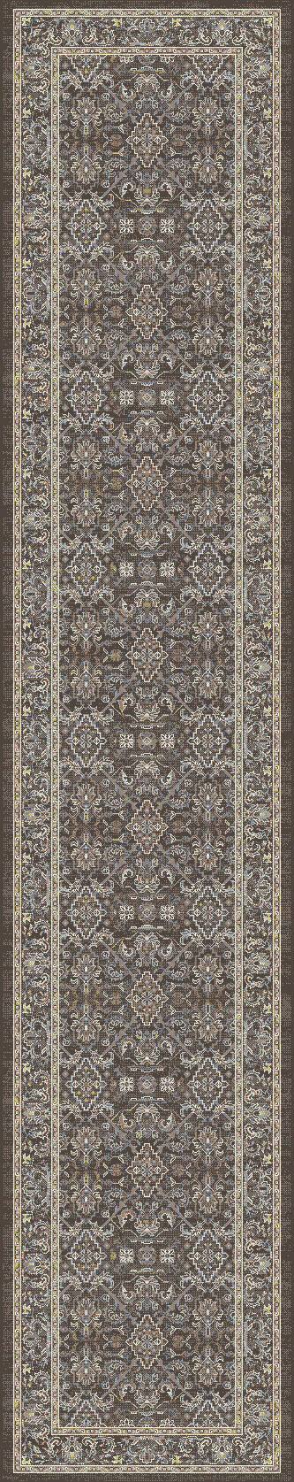 Dynamic Rugs Ancient Garden 57276 - Dark Brown/Beige/Blue