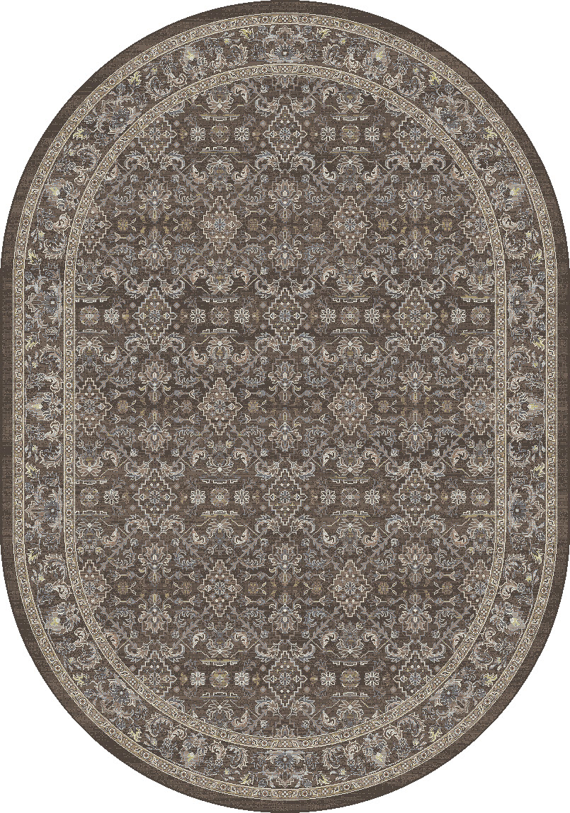 Dynamic Rugs Ancient Garden 57276 - Dark Brown/Beige/Blue