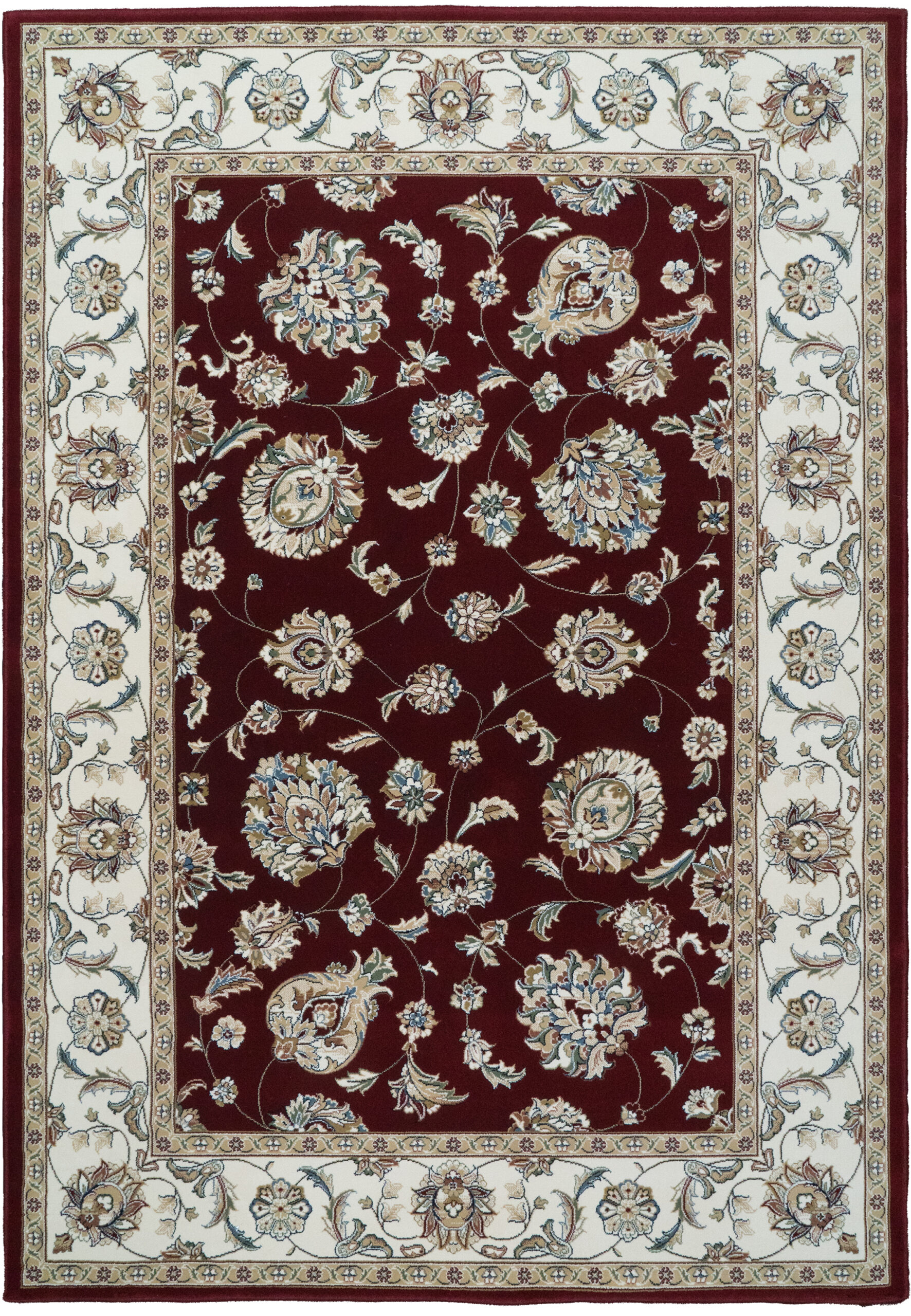Dynamic Rugs Ancient Garden 57365 - Red/Ivory