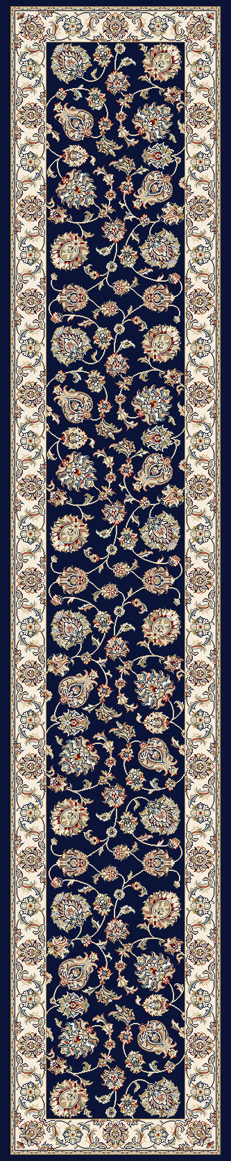Dynamic Rugs Ancient Garden 57365 - Blue/Ivory