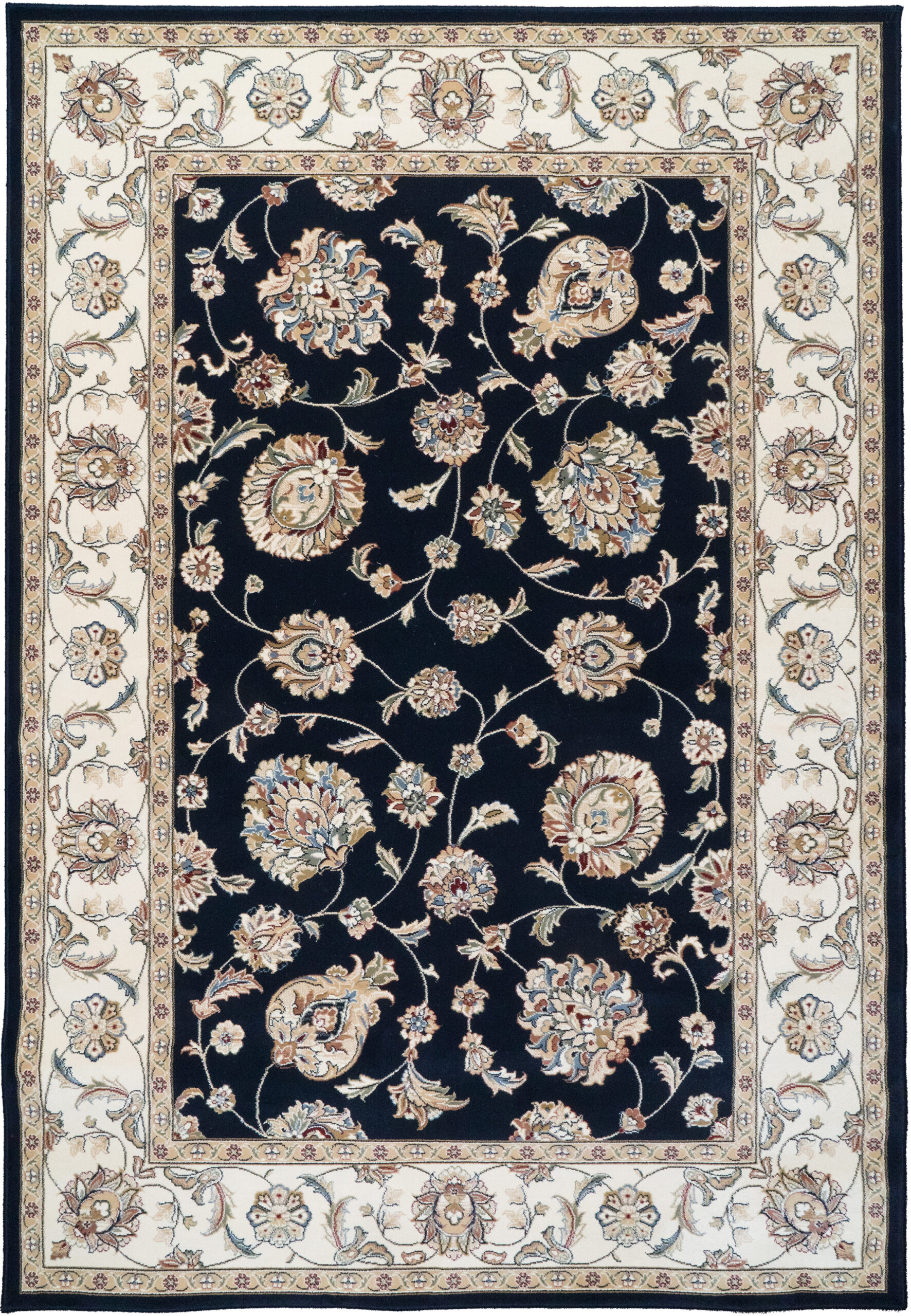 Dynamic Rugs Ancient Garden 57365 - Blue/Ivory
