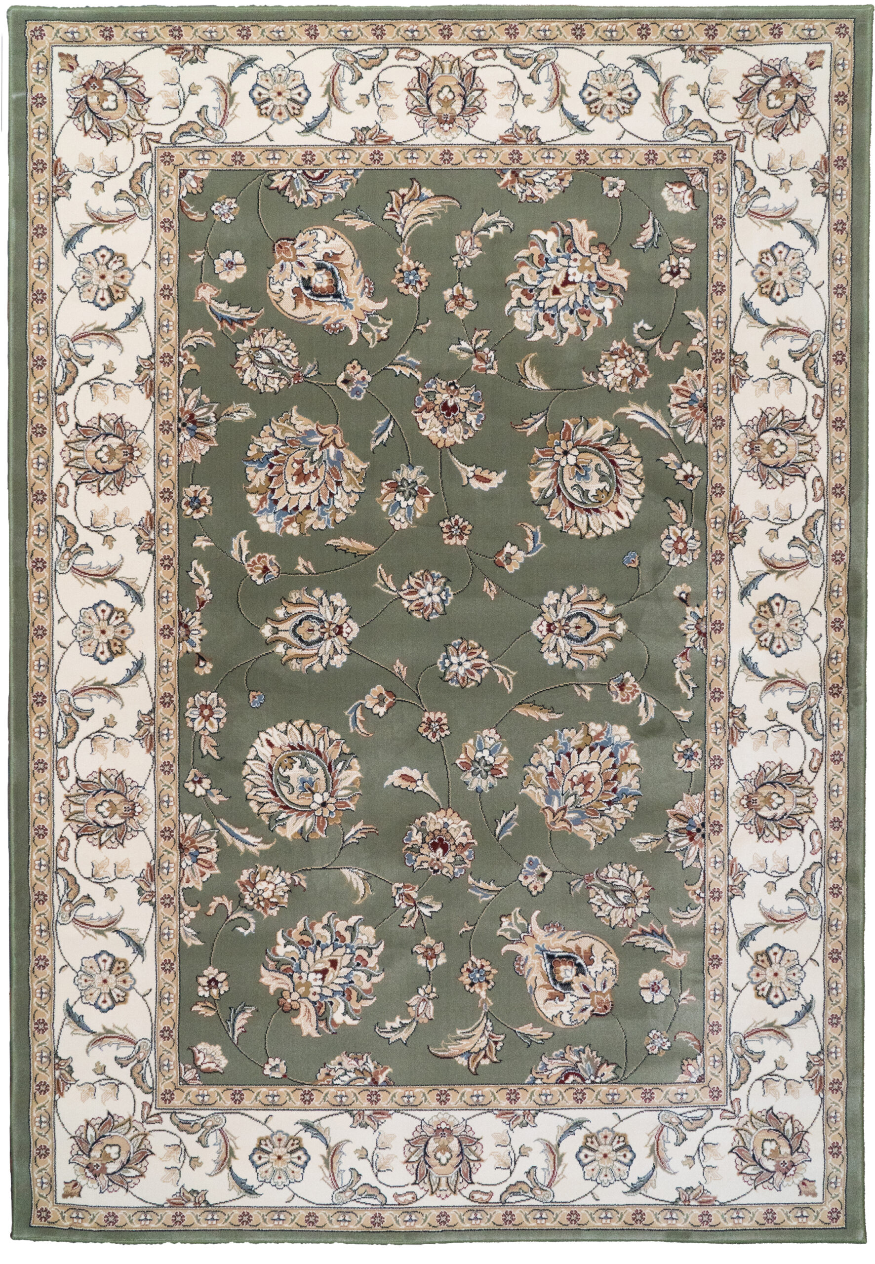 Dynamic Rugs Ancient Garden 57365 - Green/Ivory