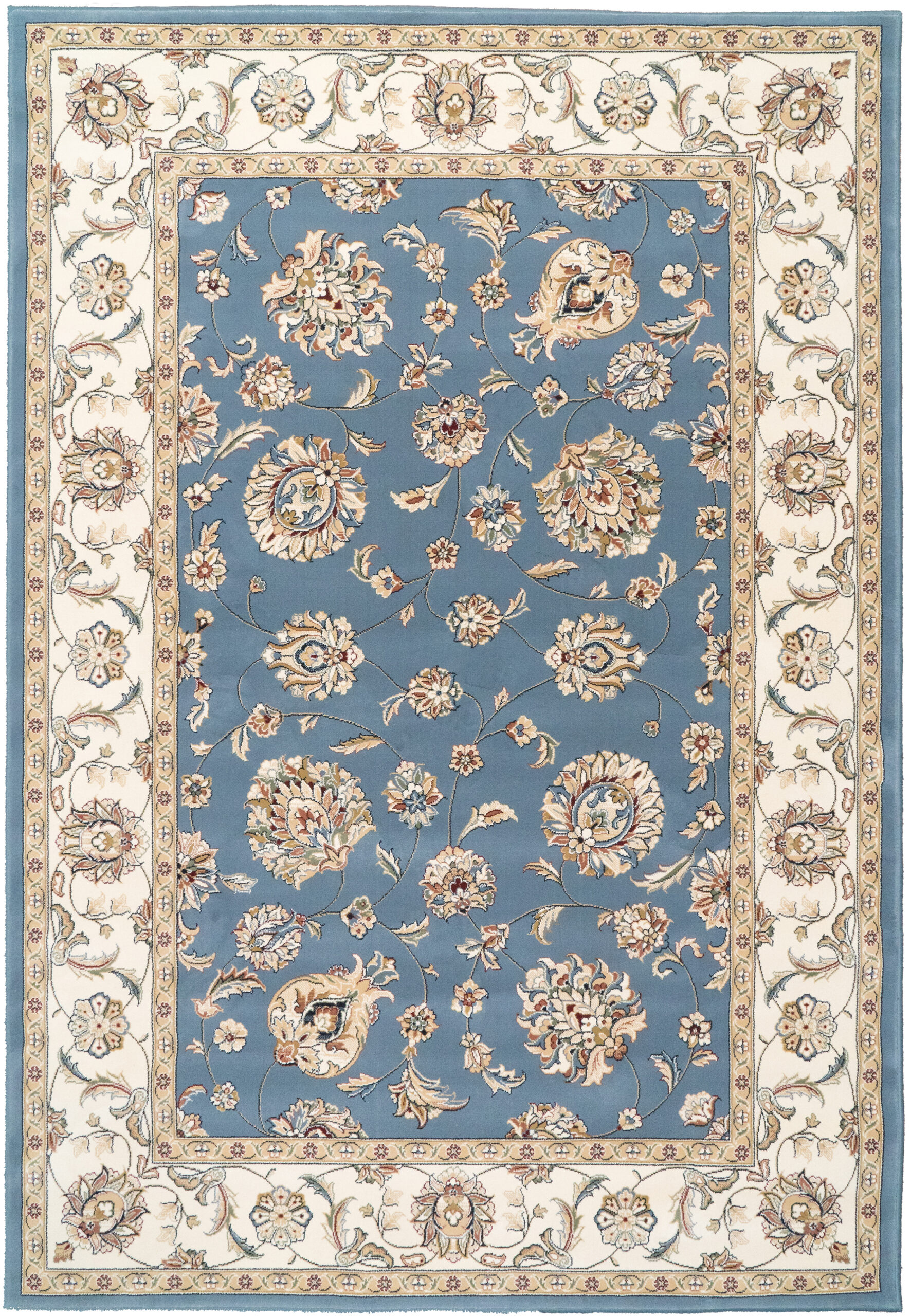 Dynamic Rugs Ancient Garden 57365 - Light Blue/Ivory