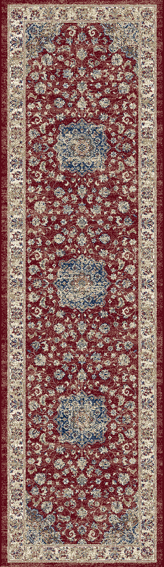 Dynamic Rugs Ancient Garden 57559 - Red/Ivory