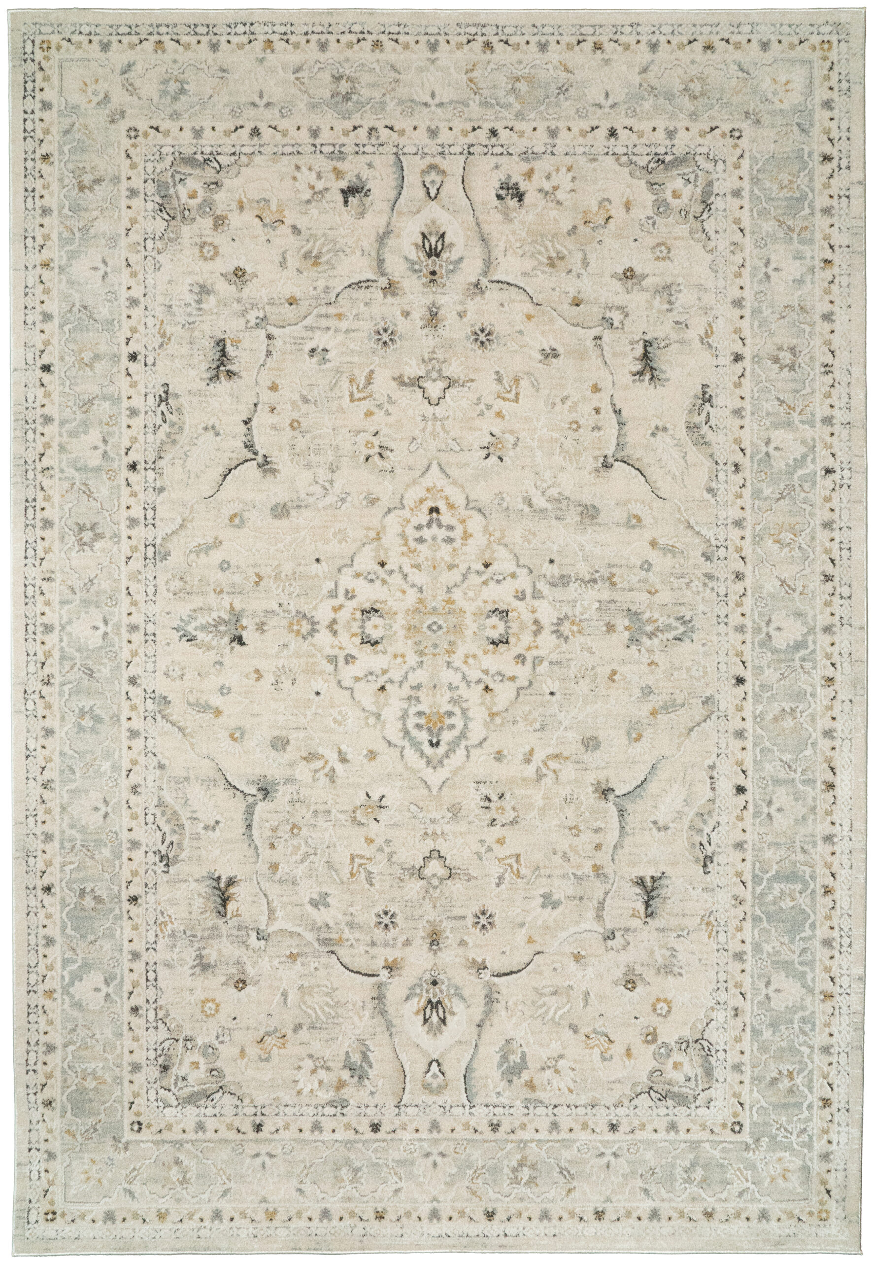 Dynamic Rugs Annalise 7605 - Cream/Blue