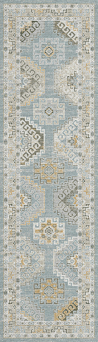 Dynamic Rugs Annalise 7607 - Blue/Beige/Cream
